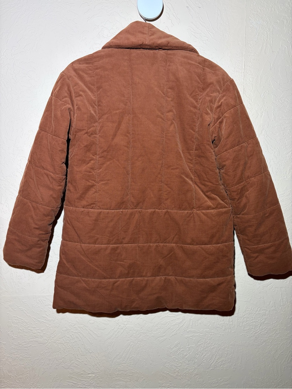 Madewell Chestnut Corduroy Puffer Jacket - Picture 2 of 6